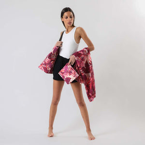 Set Playa Floral Rosado Humana