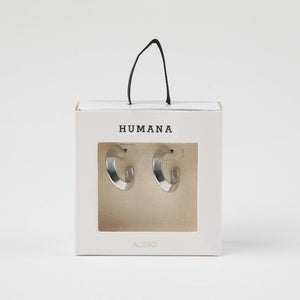 Aros Argollas Chris Silver Humana