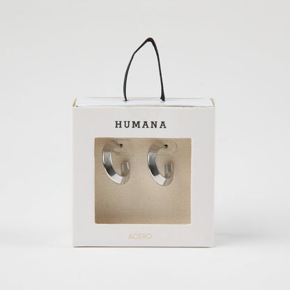 Aros Argollas Chris Silver Humana