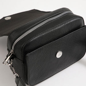 Cartera Bandolera Lena Ecocuero Negro Tatienne