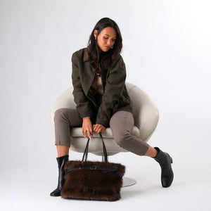 Cartera Hombro Marilyn Café Humana