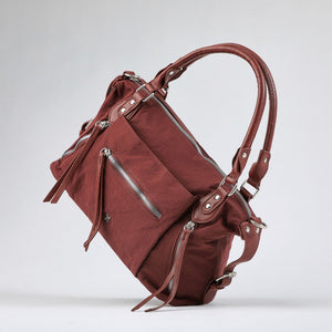 Cartera Cruzada Vittoria Mini Burgundy Humana