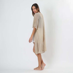 Kimono Knit Beige Tatienne