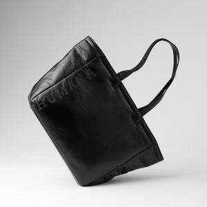 Cartera Tote Aylin Nylon Negro Humana