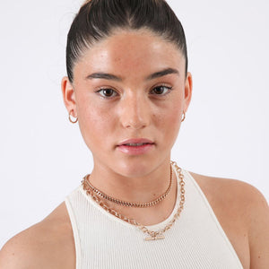 Collar Bravura Ecocuero rosa ID