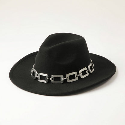 Sombrero Elton Negro Humana