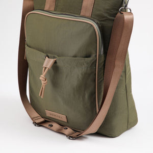 Mochila Computador Belén Nylon Verde Humana