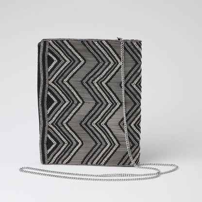 Clutch Cannes Plateado Humana