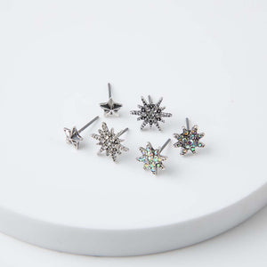 Set Aros Bleu Plateado i-D