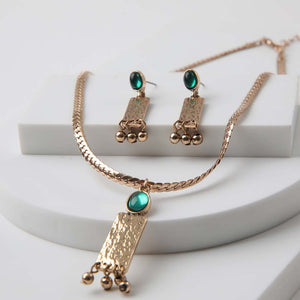 Collar Set Azalea Dorado Tatienne