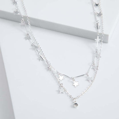 Collar Corto Bowie Plateado i-D