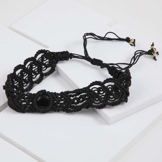 Chocker Barcelona Negro Humana