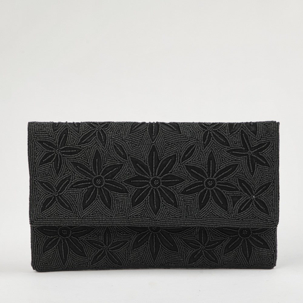 Cartera Clutch Gretta Black Humana