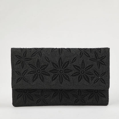 Cartera Clutch Gretta Black Humana