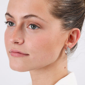 Aros Argolla Orbit Plateado Tatienne