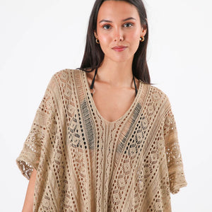 Kimono Tejido Nina Cafe Humana