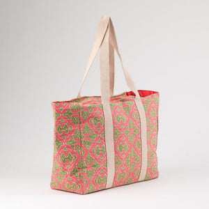 Cartera Capri Canvas Print Rosado Tatienne