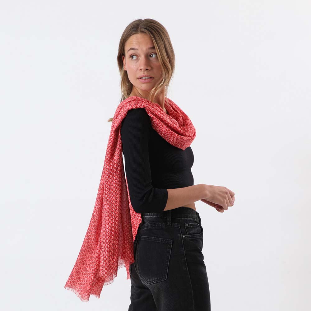 Pañuelo Estampado Rot Rojo i-D