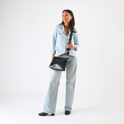 Cartera Bandolera Berta Negro Humana