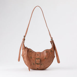 Cartera Hombro Ecocuero Candy Camel Humana