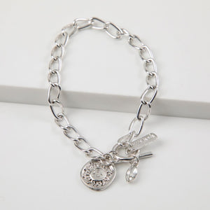 Pulsera Blanda Genesis Plateado Black Night Humana