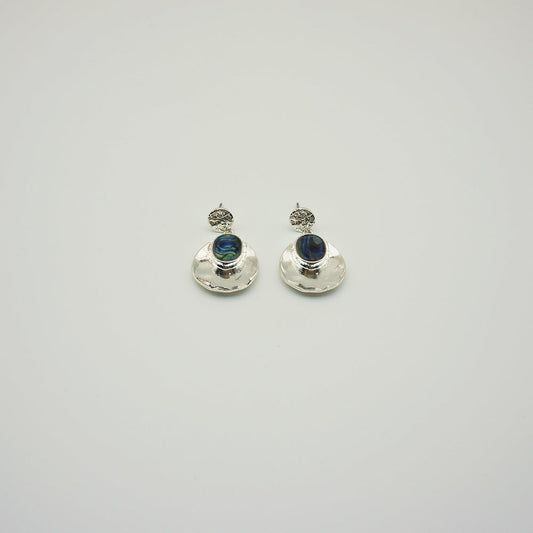 Aros Medianos Plateados Seaweed Viridis i-D