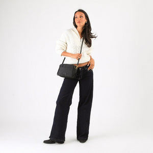 Cartera Cruzada Alice Negro Humana