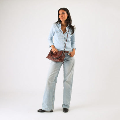 Cartera Cruzada Aline Burdeo Humana