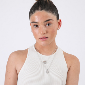 Collar Gisel Plateado ID