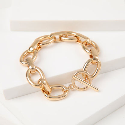 Pulsera Blanda Especial Chain 2 Dorado i-D