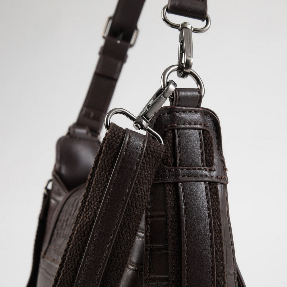 Cartera Bandolera Delfa Café Humana