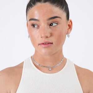 Collar Tete Plateado ID