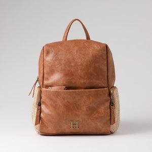 Mochila Anisa Ecocuero Camel Humana