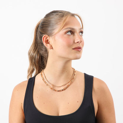 Collar Set Apricot Crush 4 Dorado Tatienne