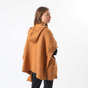Poncho Abierto Amarillo Humana
