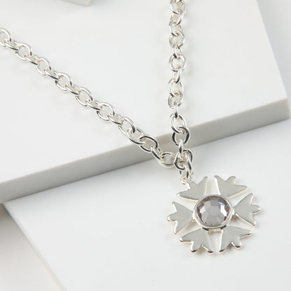 Collar Corto Ayleen Plateado Tatienne