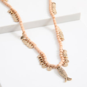 Collar Corto Sea Flake Dorado Humana