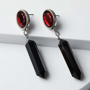 Aros Largos Negros Merlina Humana