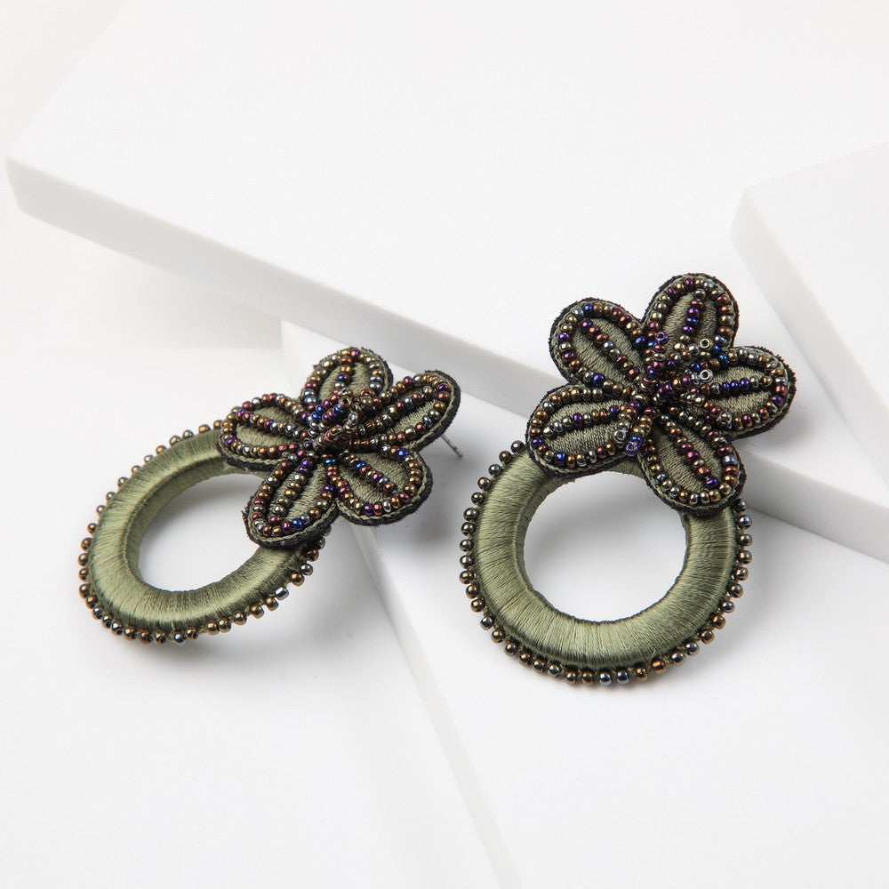 Aros Largos Loop Dorado Humana