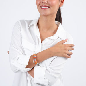 Pulsera Charm Naranjo Tatienne