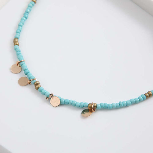Collar Corto Ancona Celeste i-D