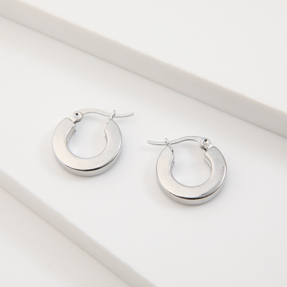 Aros Argollas Brad Silver Humana