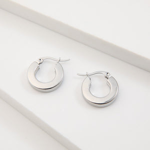 Aros Argollas Brad Silver Humana