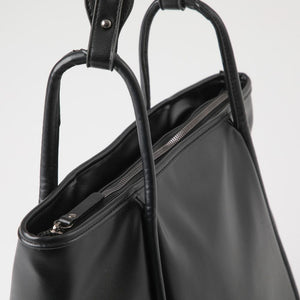 Cartera Tote Beren Ecocuero Negro Humana