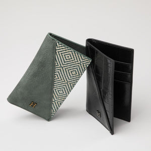 Tarjetero Croco Verde Humana