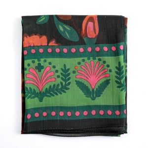 Pareo Estampado Olivo Green I-D
