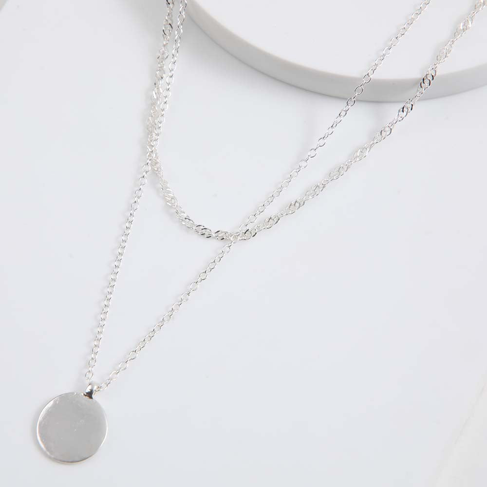 Collar Corto Sabbath Plateado i-D