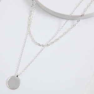 Collar Corto Sabbath Plateado i-D