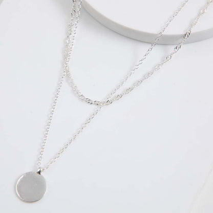Collar Corto Sabbath Plateado i-D