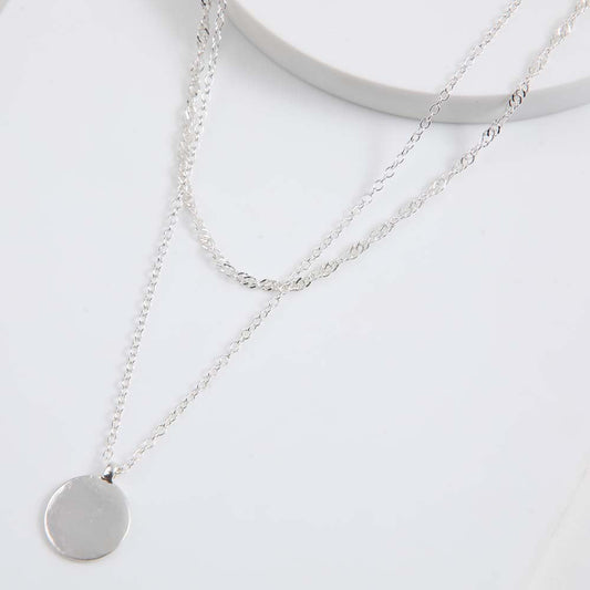 Collar Corto Sabbath Plateado i-D